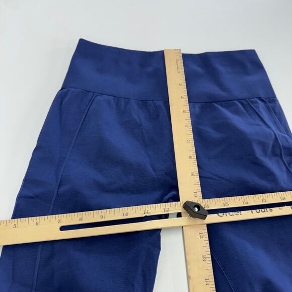 Fabletics Leggings Womens X Small Blue Sync Seamless High Waisted 7/8 Legging - Picture 8 of 9